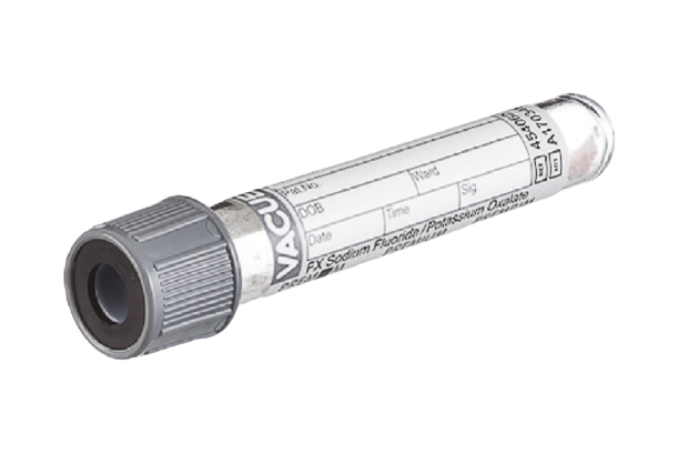 Пробірки вакуумні 4 мл, 13х75 мм, "VACUETTE", з Na фторидом и K оксалатом